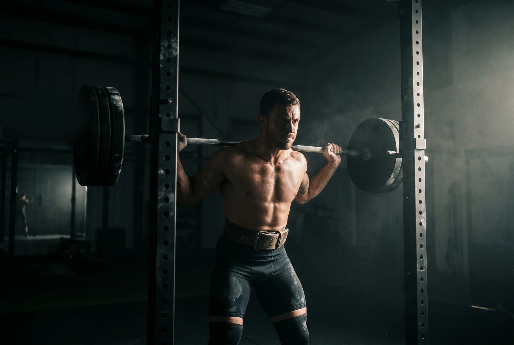 An athlete training under the rig at Apex Strength