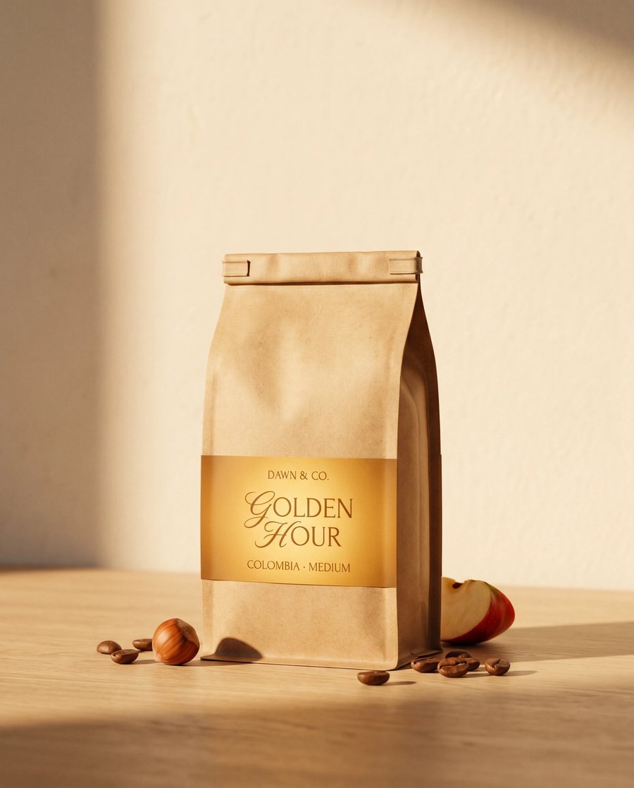 Dawn & Co. Golden Hour coffee bag