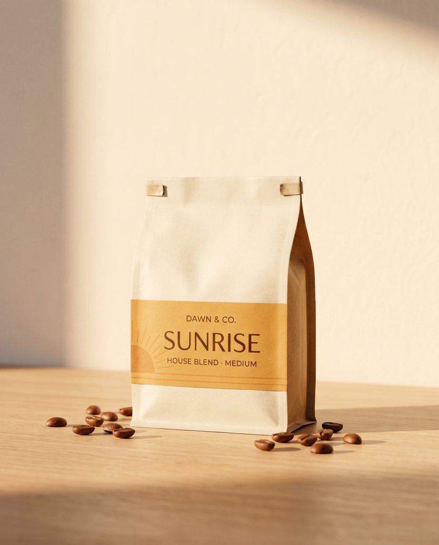 Dawn & Co. Sunrise Blend coffee bag