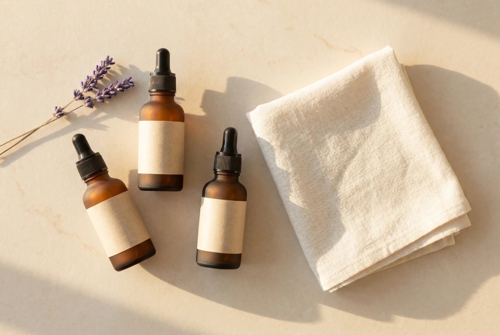 Le Rituel — the complete Lumiere set in amber glass