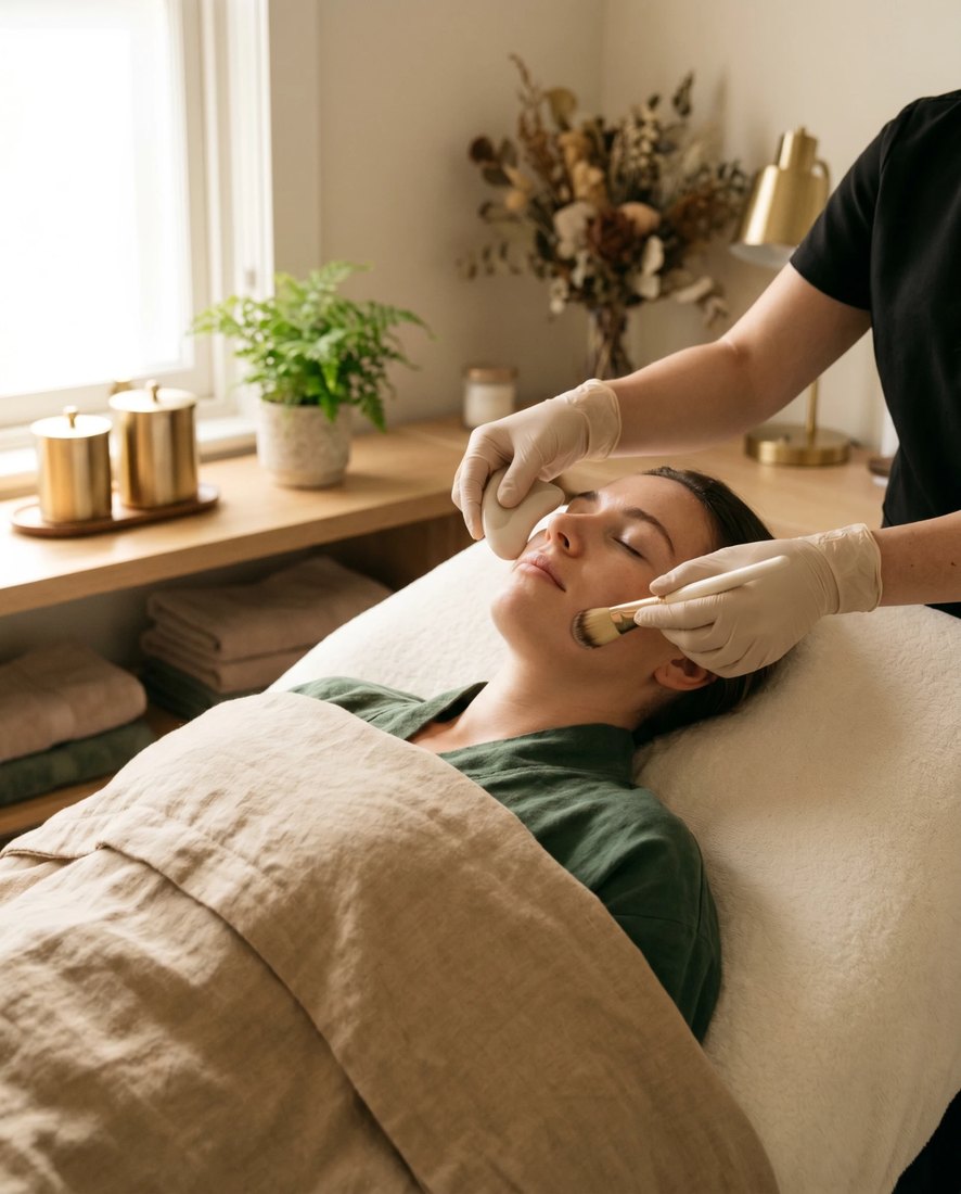 A gentle facial treatment at Maison Aesthetics